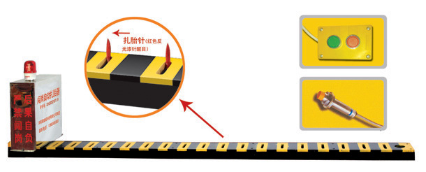 恩平市V3嵌入式闯岗自动扎胎器/阻车器